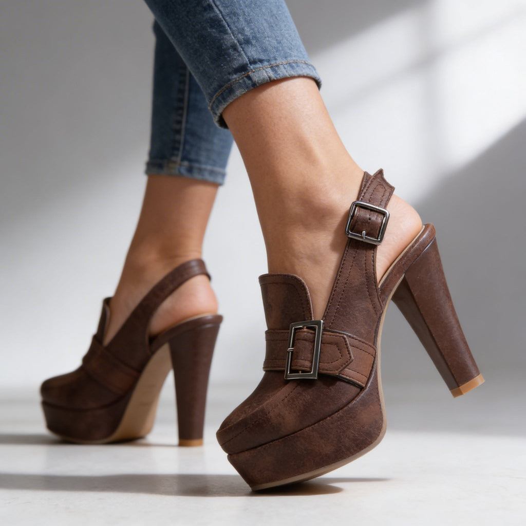 Halton Slingback Block Heels