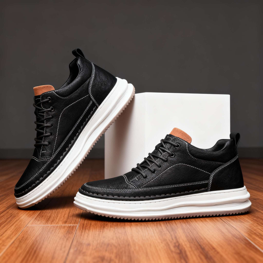 HENRY BLAKE LEATHER SNEAKERS